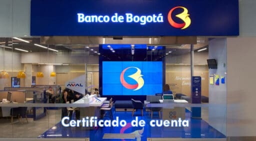 Certificado de cuenta Banco de Bogotá