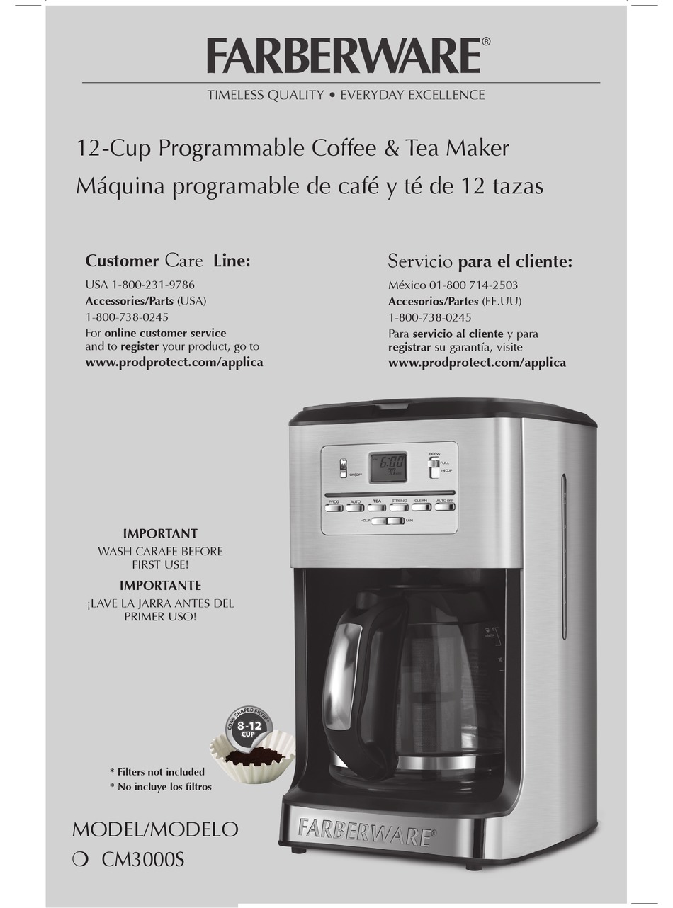 Limpieza de su cafetera Farberware