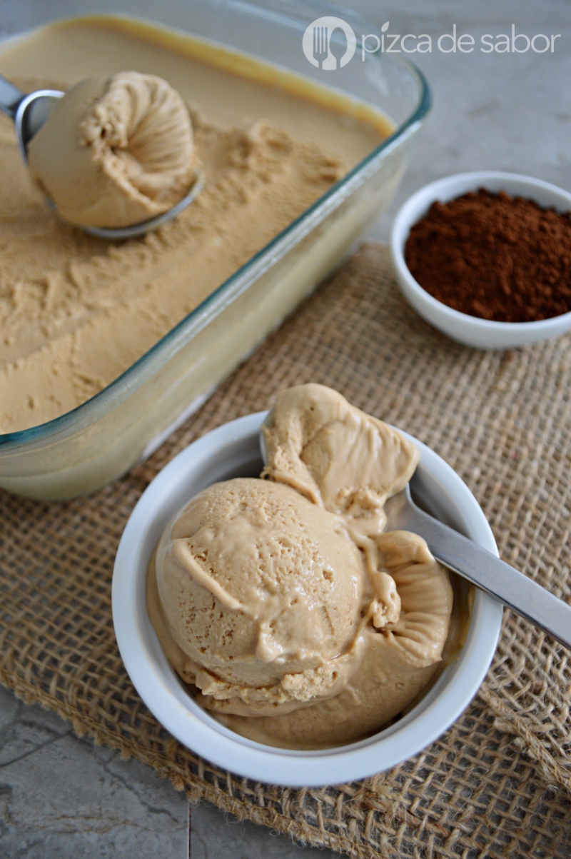 Receta de helado casero para helado de café enlatado