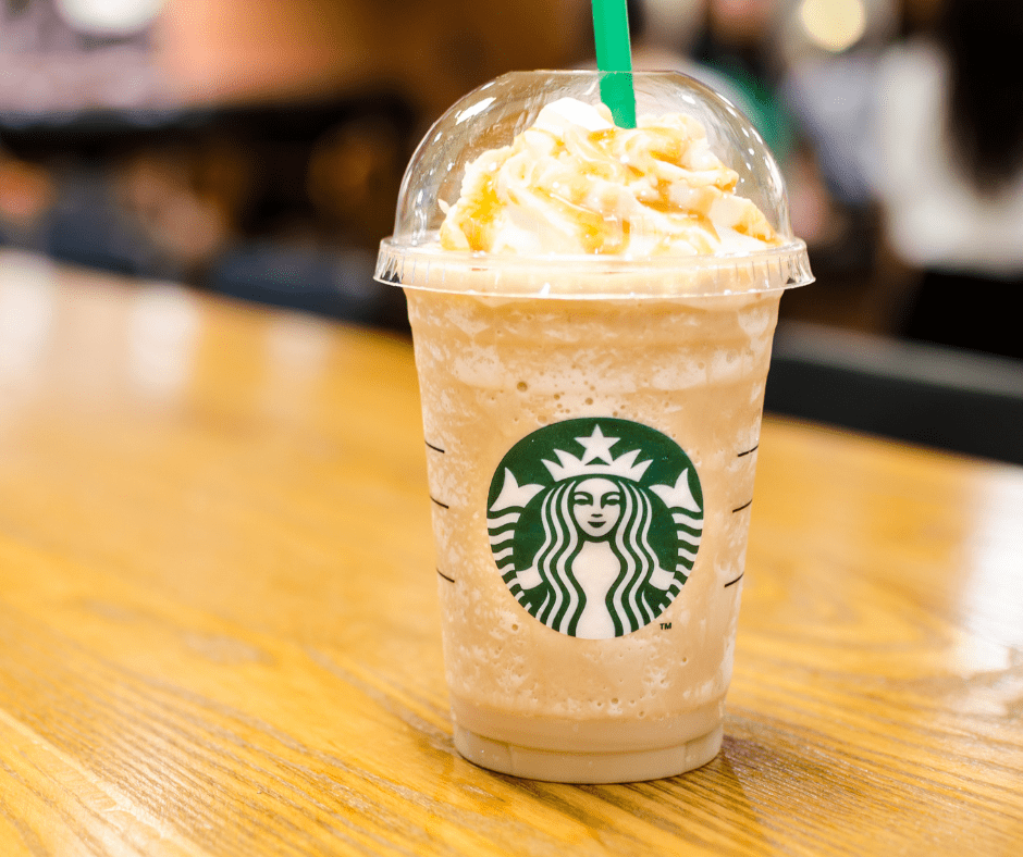 Receta para Starbucks Caramel Frappuccino