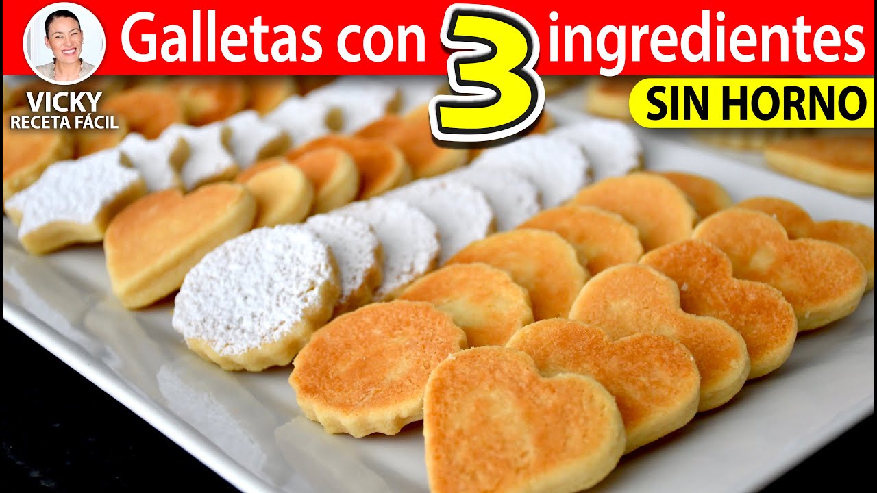 Tres recetas de galletas sin hornear